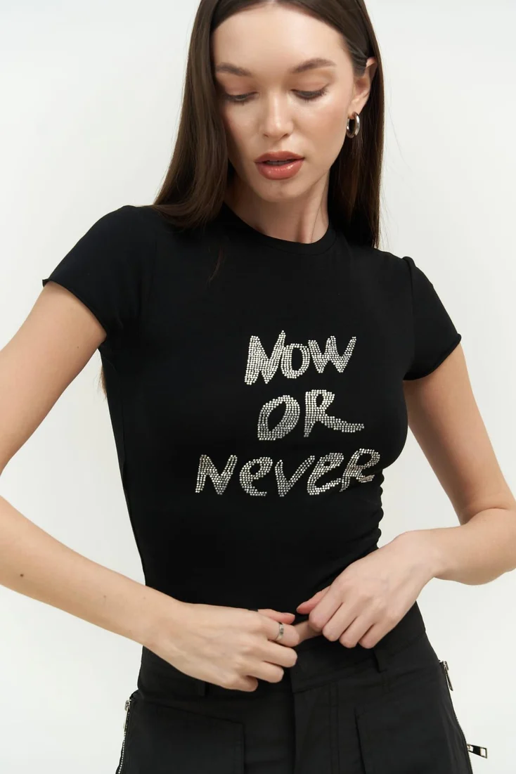 کراپ مشکی Now Or Never کراپ مشکی Now Or Never