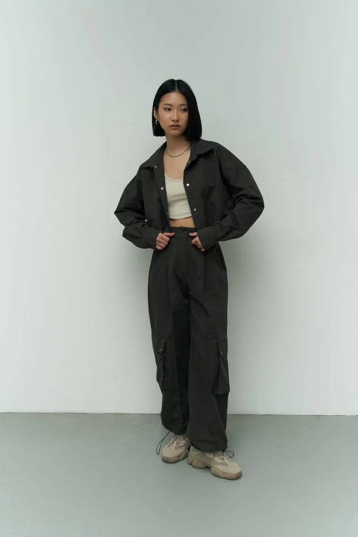 ست پیراهن و شلوار خاکستری Abra ست پیراهن و شلوار خاکستری Abra