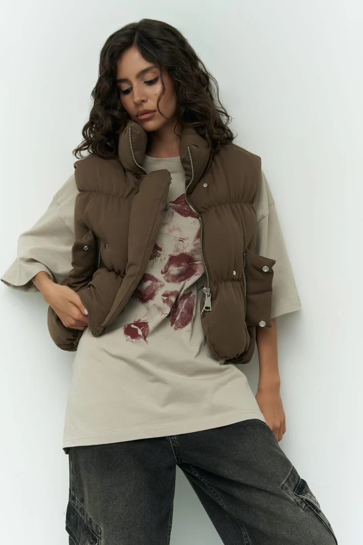 جلیقه خاکی بادی Laila جلیقه خاکی بادی Laila