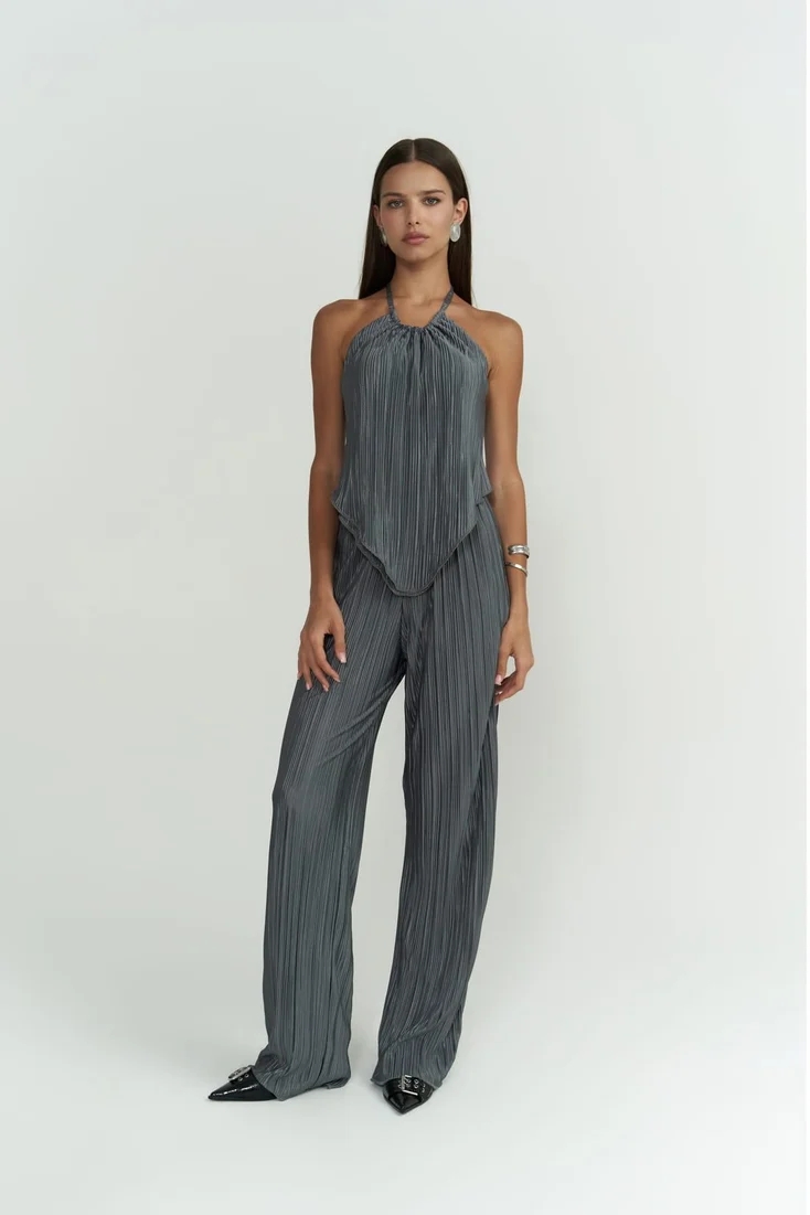 ست بلوز و شلوار خاکستری لوسیا ست بلوز و شلوار خاکستری لوسیا