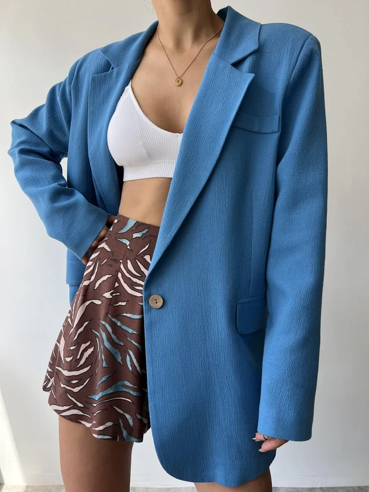 کت آبی مراکشی Lawrence کت آبی مراکشی Lawrence