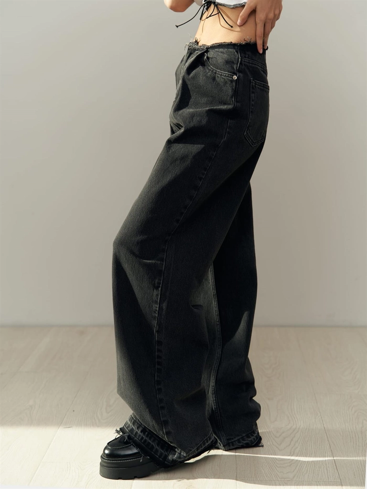 شلوار جین مشکی Leony شلوار جین مشکی Leony