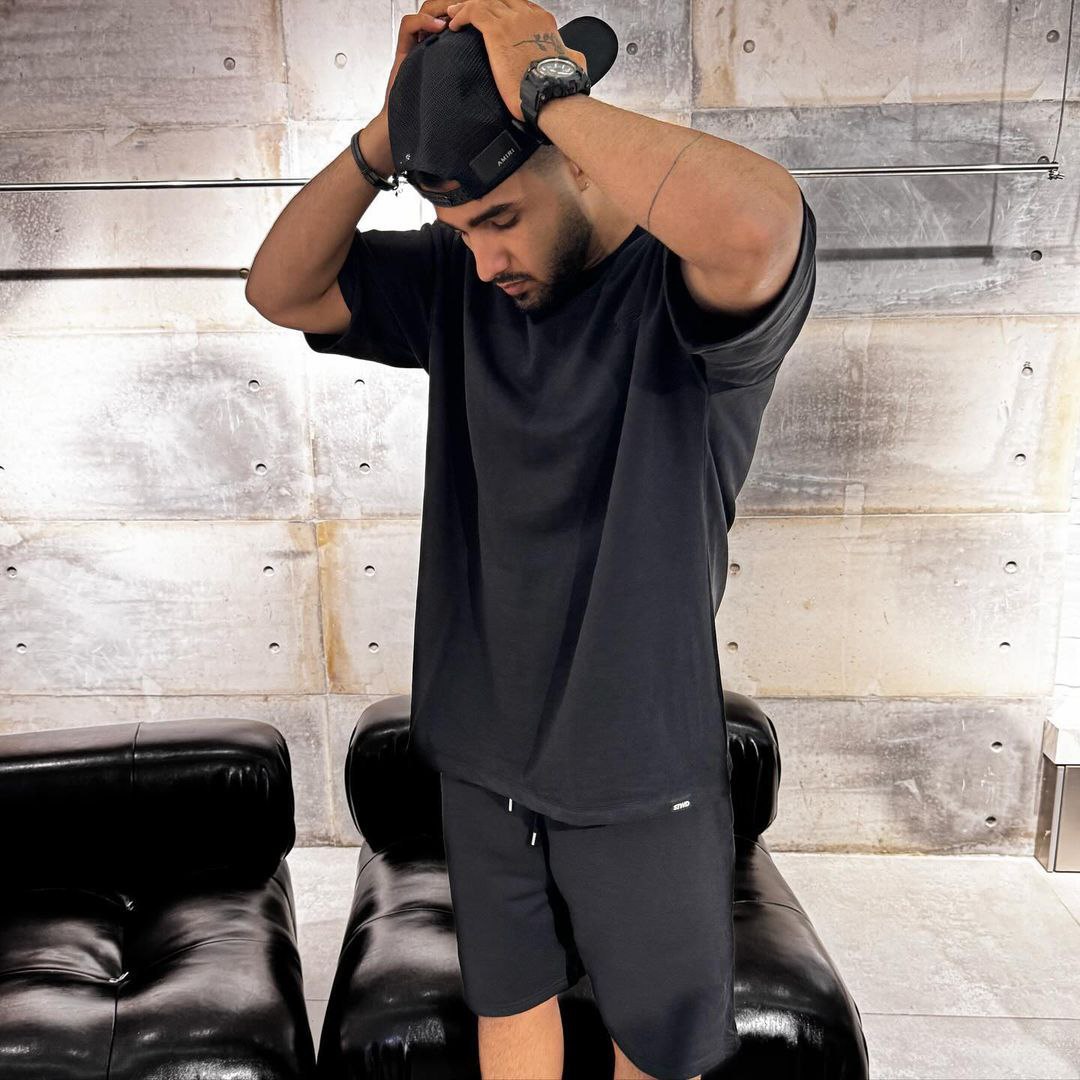 تیشرت و شلوارک مشکی P&B تیشرت و شلوارک مشکی P&B