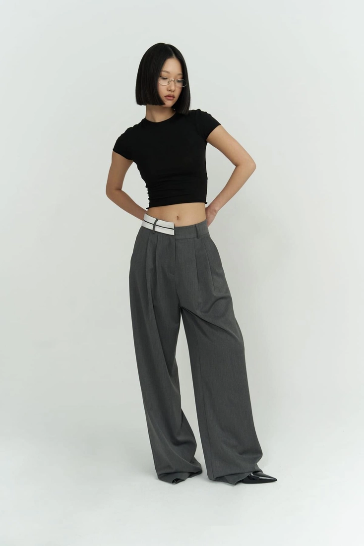 شلوار پالاتزو دودی Prato شلوار پالاتزو دودی Prato