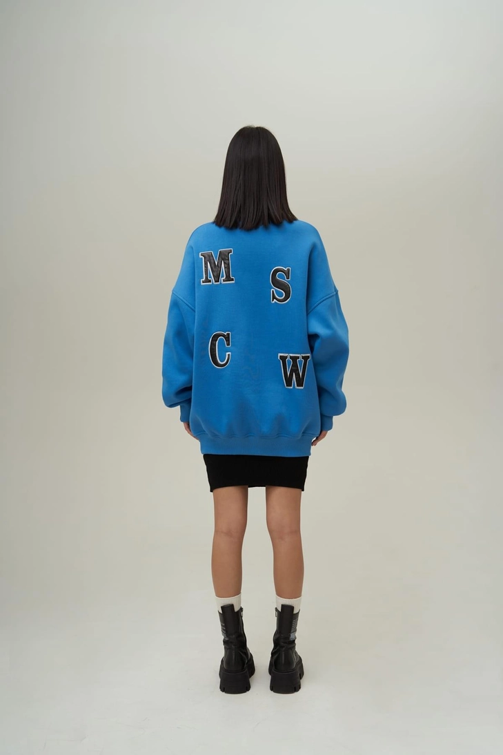 Venera Mavi Oversize Sweatshirt Venera Mavi Oversize Sweatshirt