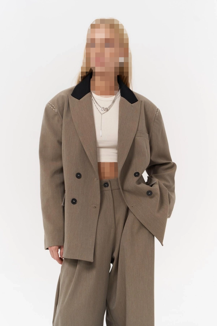 کت تک خاکی Iva کت تک خاکی Iva