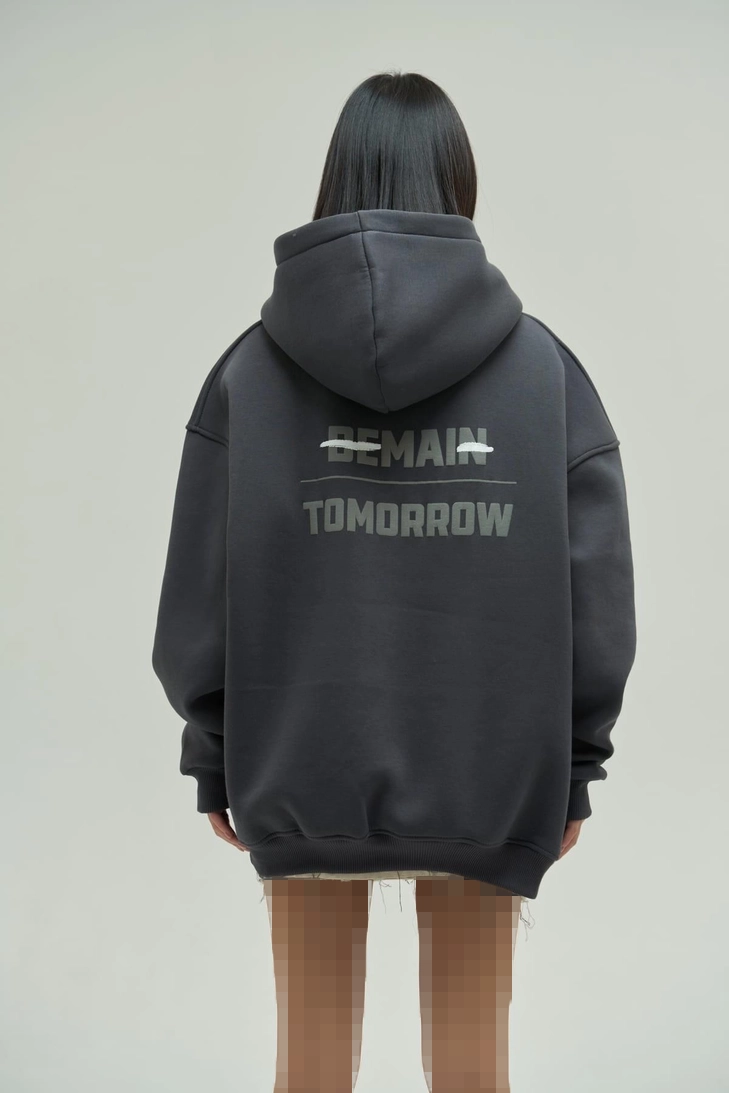 Tomorrow Antrasit Hoodie Sweatshirt Tomorrow Antrasit Hoodie Sweatshirt