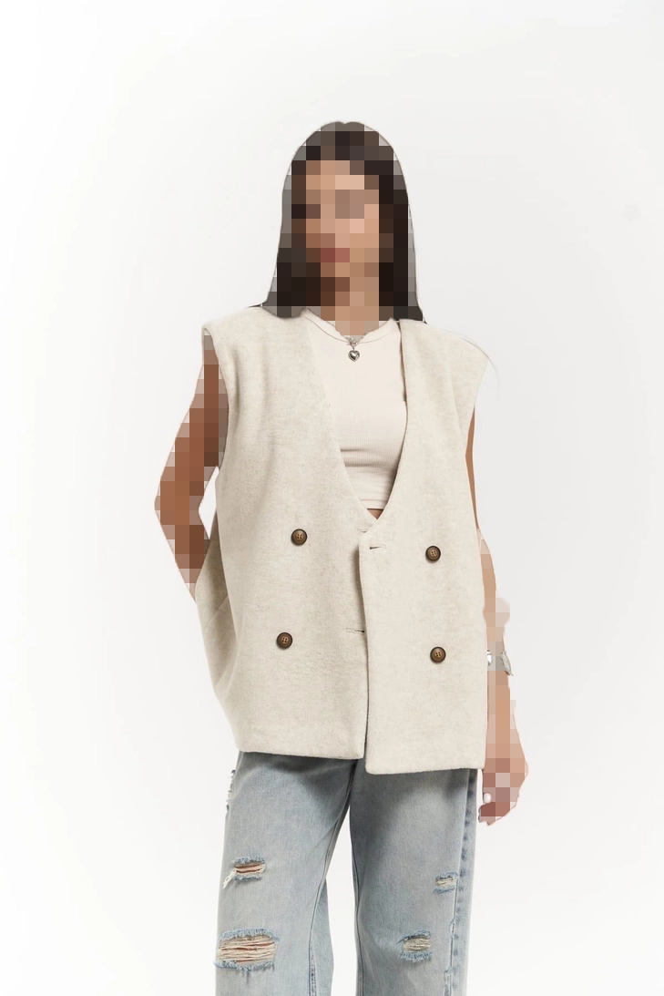 وست پشمی کرم Notte وست پشمی کرم Notte