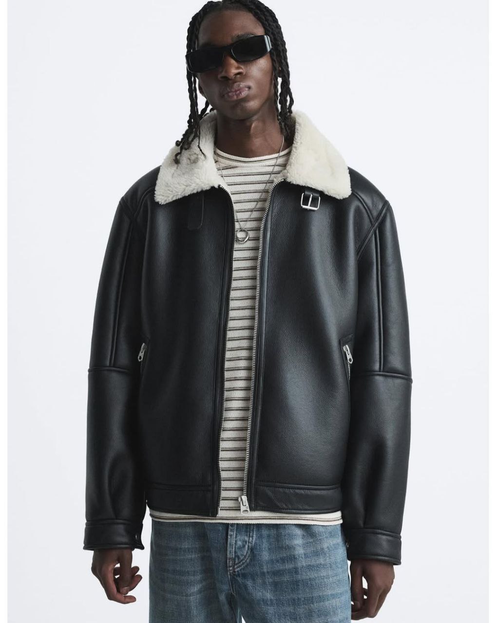 DOUBLE-SIDED SYNTHETIC MATERIAL JACKET DOUBLE-SIDED SYNTHETIC MATERIAL JACKET