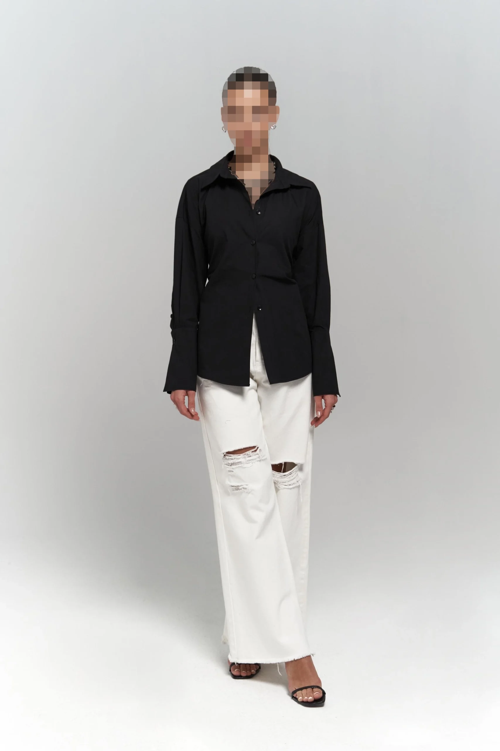 پیراهن مشکی طرح طناب نوورز پیراهن مشکی طرح طناب نوورز