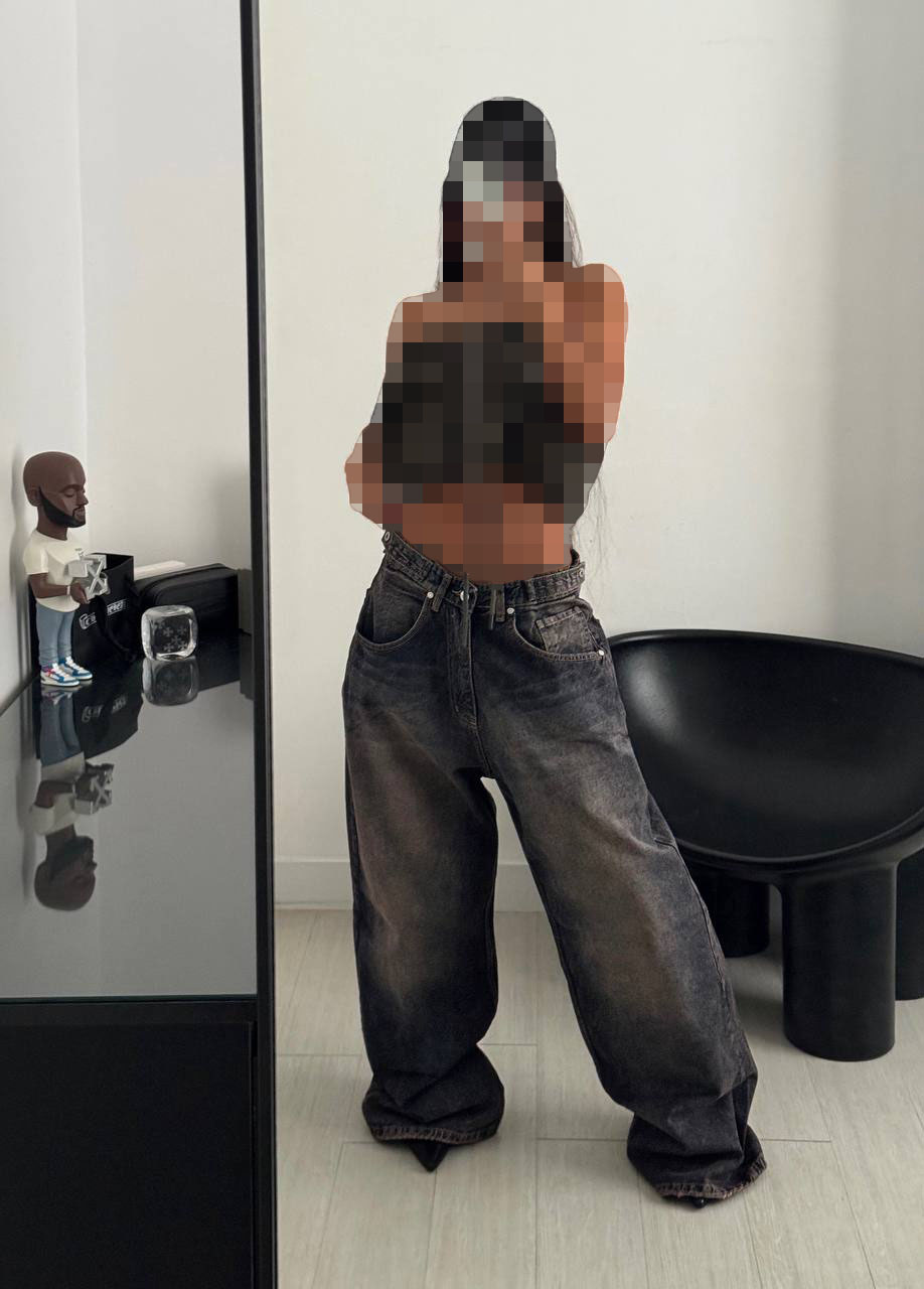 شلوار بگ بنفش شلوار بگ بنفش