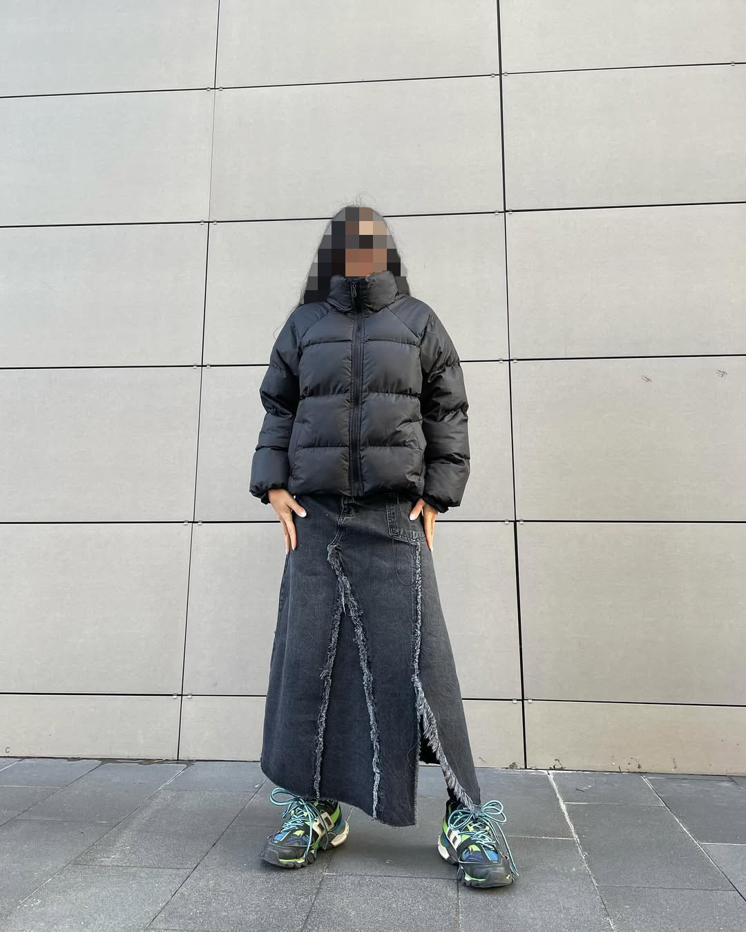 دامن جین ذغالی دامن جین ذغالی