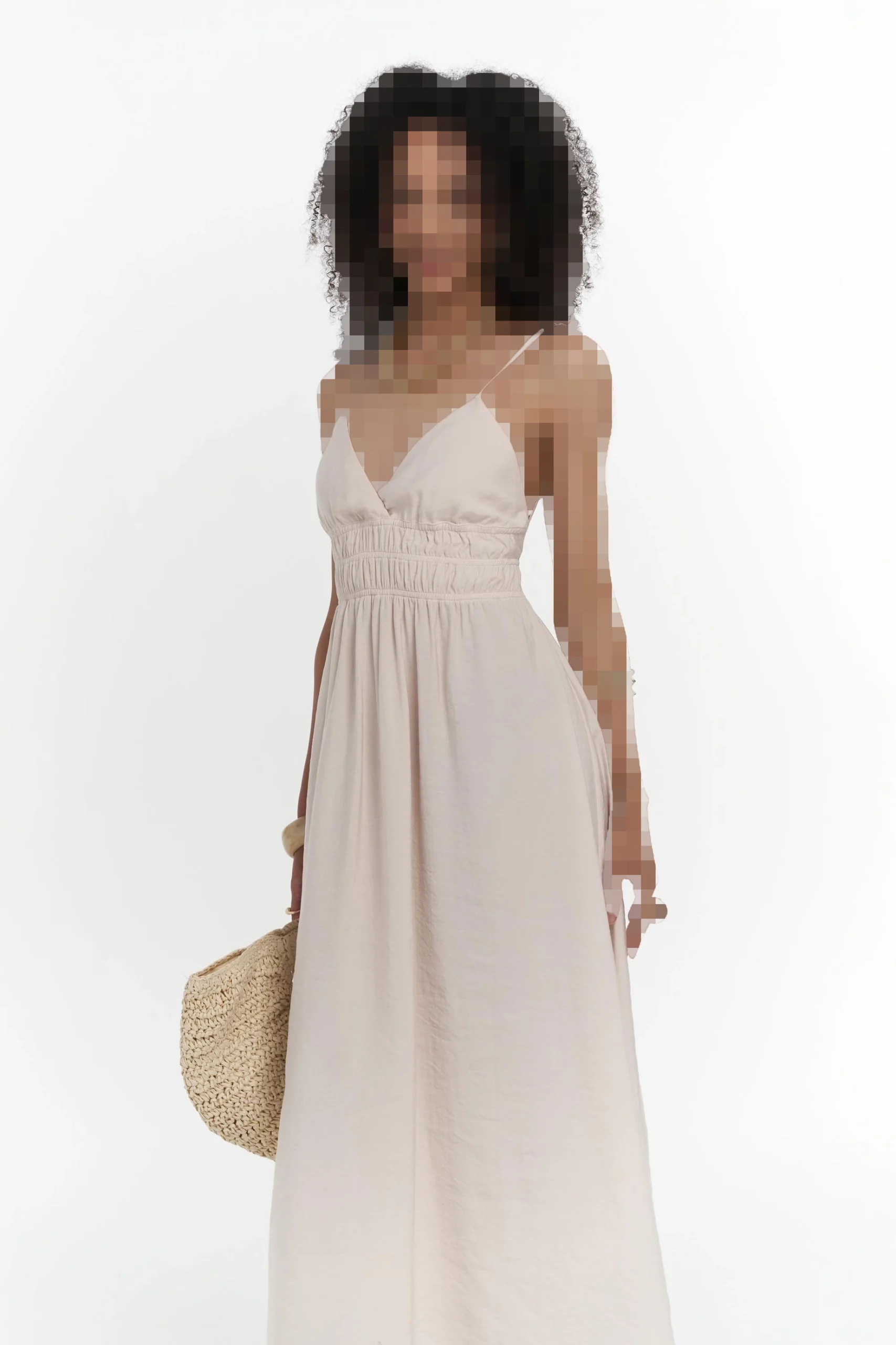 لباس مجلسی بلند آلیسیا بژ لباس مجلسی بلند آلیسیا بژ