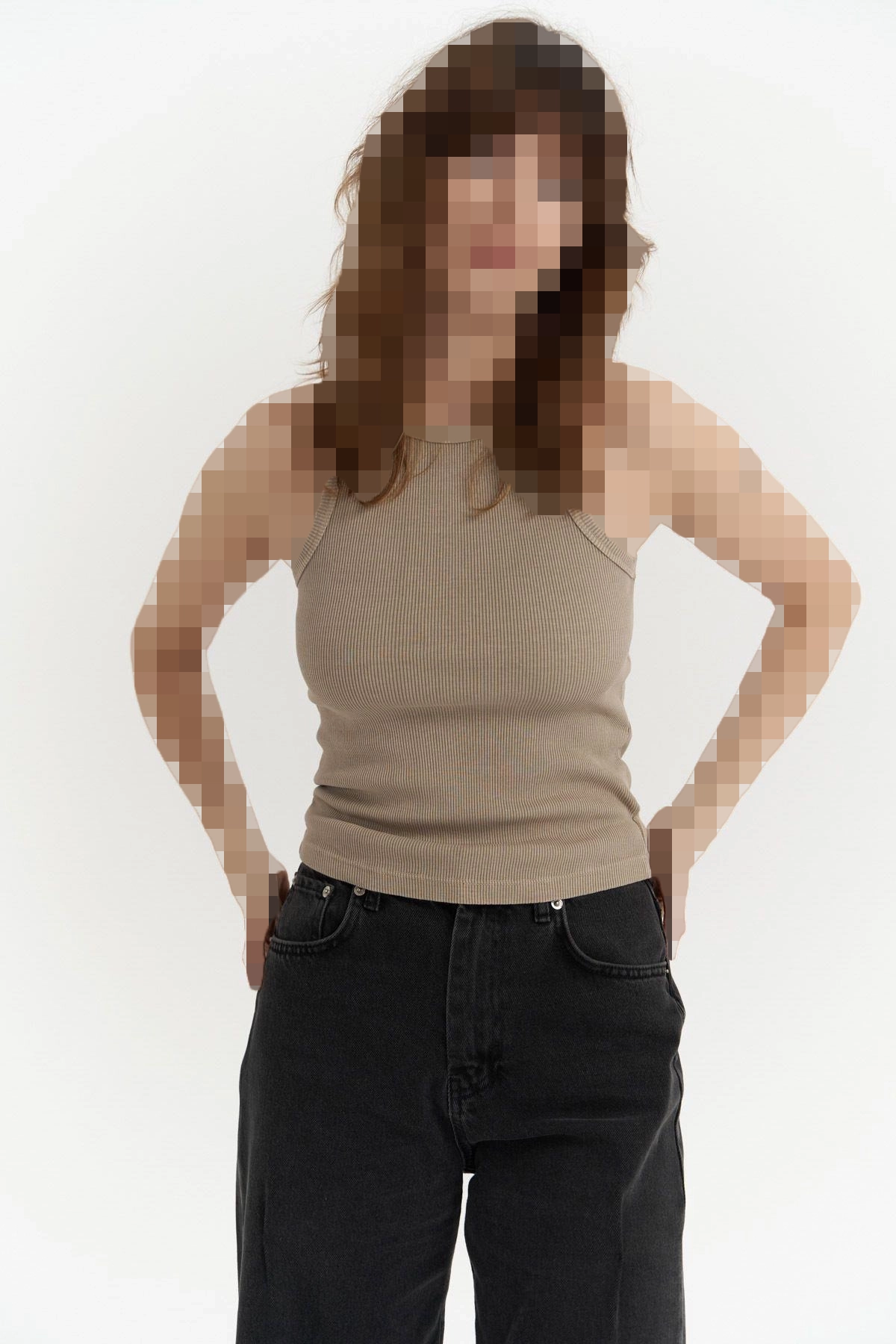 کراپ یقه گرد کشی کرم کراپ یقه گرد کشی کرم