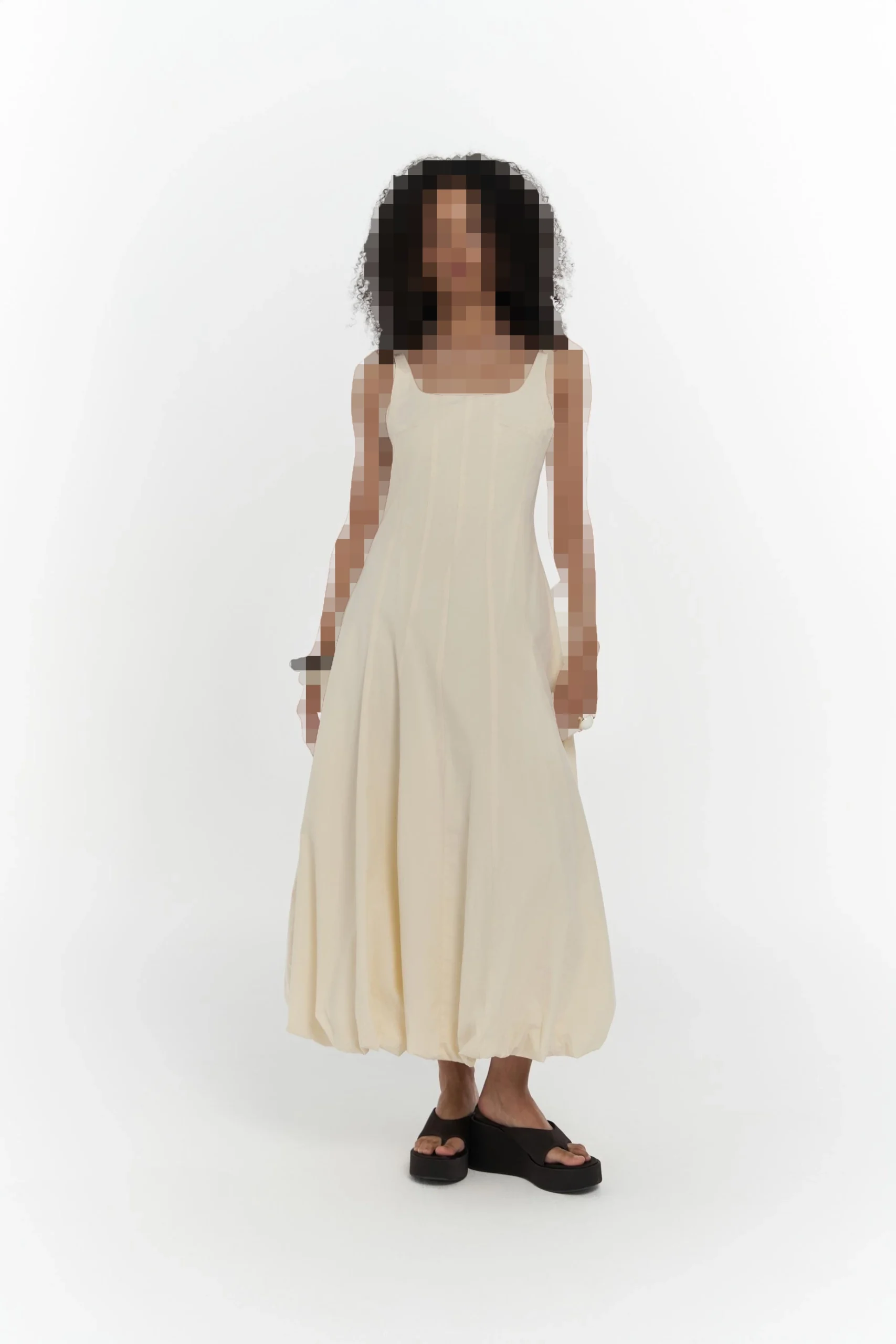 لباس بادکنکی زرد بلند گاردا لباس بادکنکی زرد بلند گاردا