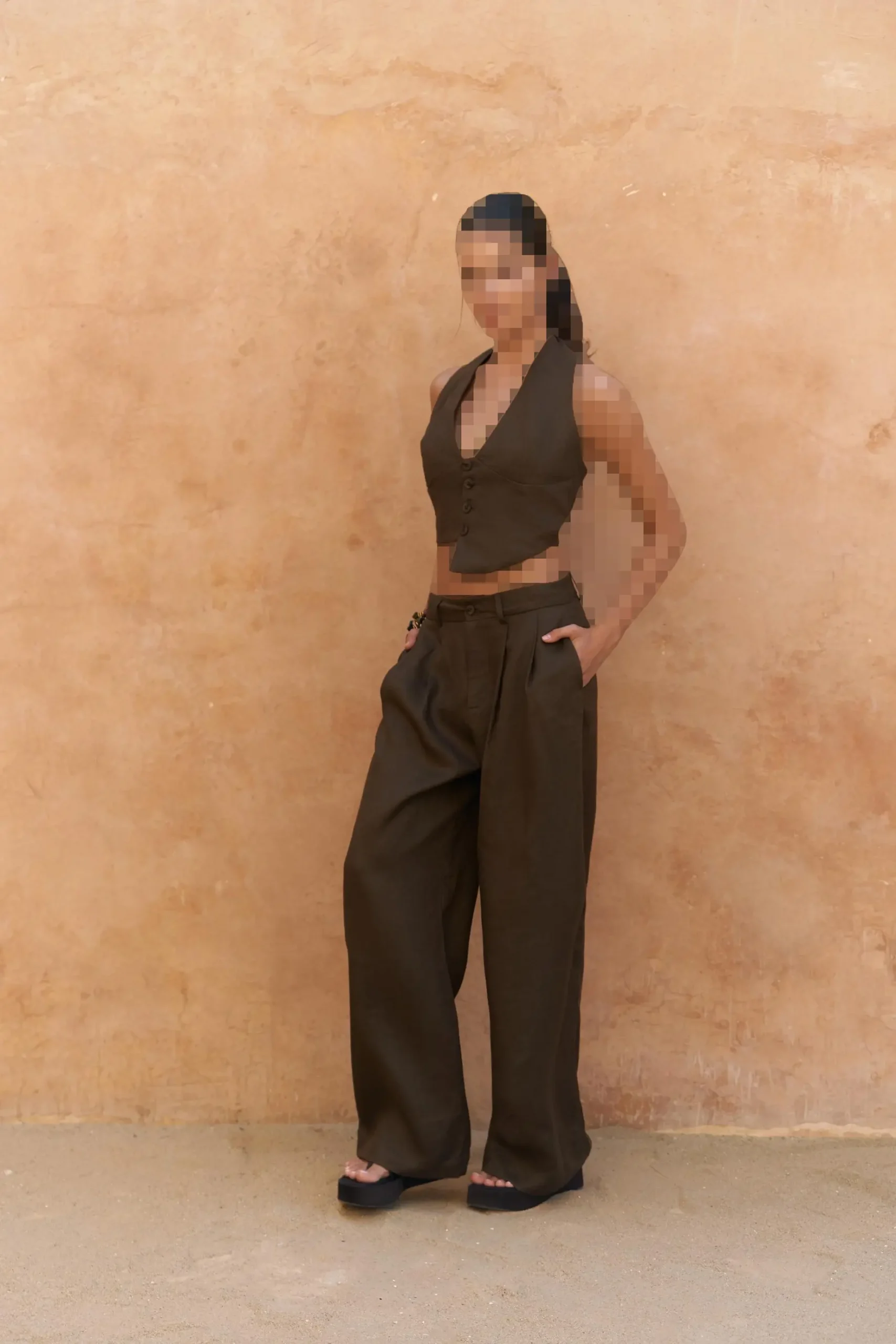 lvdovila-kahve-keten-crop-yelek-pantol-2f4f-4