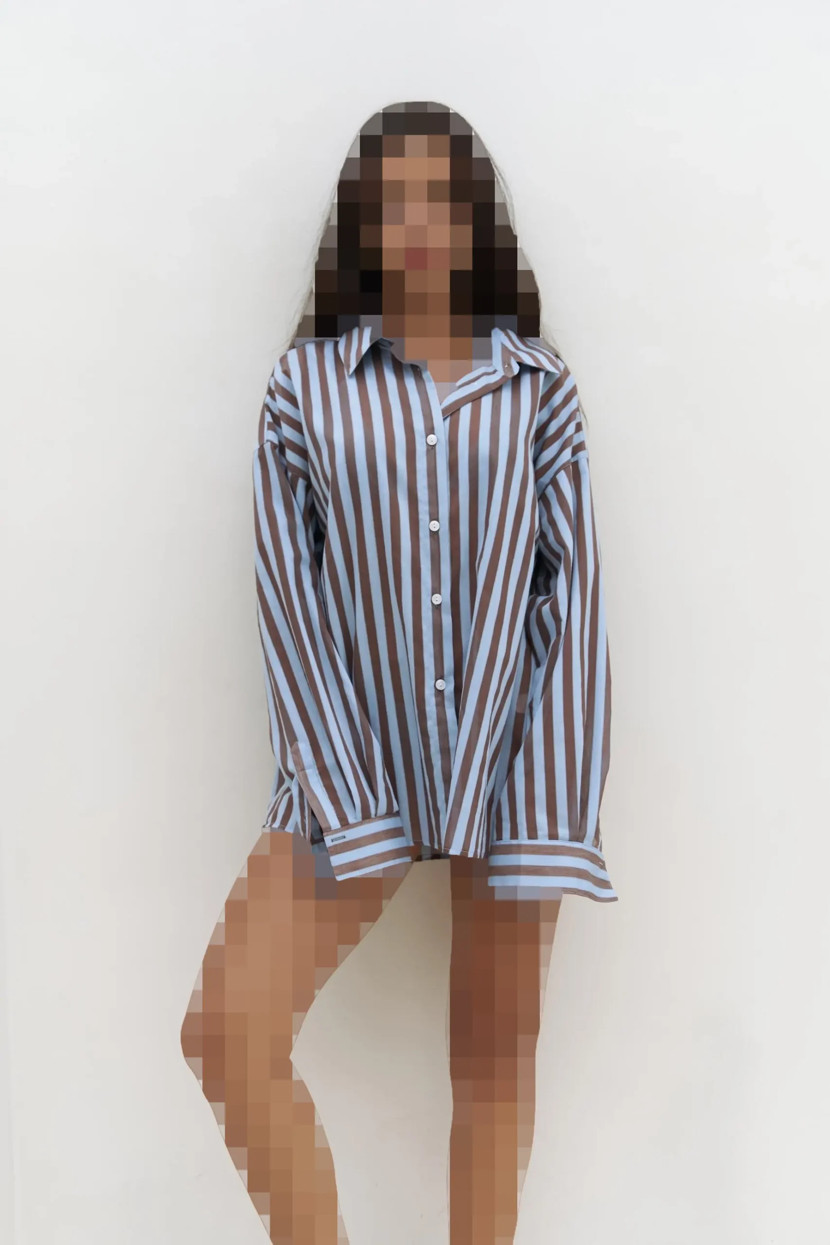 rosy-transparan-cizgili-mavi-oversize--92-d92 پیراهن آبی راه راه شفاف گلگون