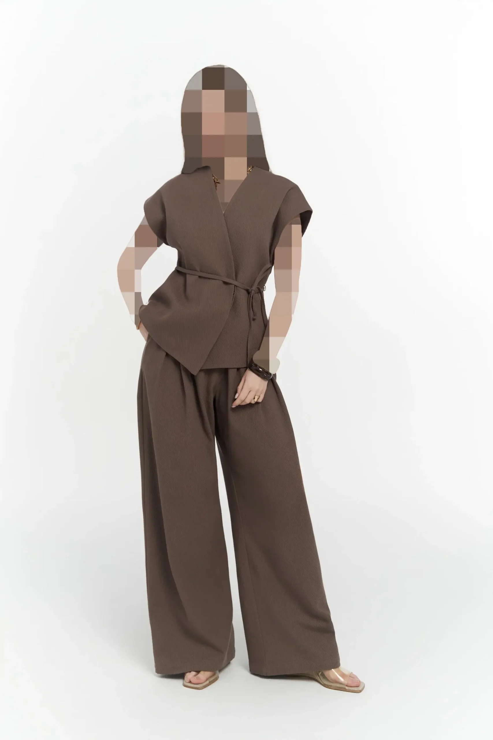 sorrenio-acik-kahve-yelek-pantolon-tak-c92238