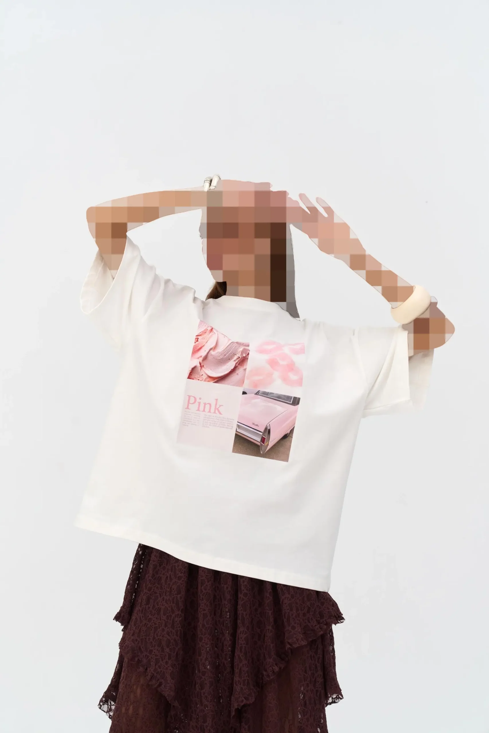 ice-cream-oversize-beyaz-t-shirt-86e1-b تی شرت فری سایز طرح بستنی